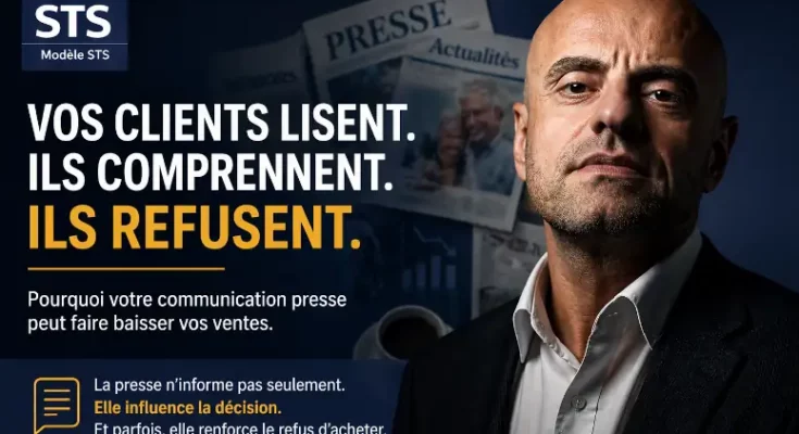 Communication presse vous perdez des ventes