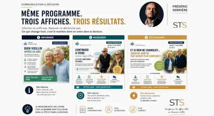 Même programme, trois affiches, trois résultats