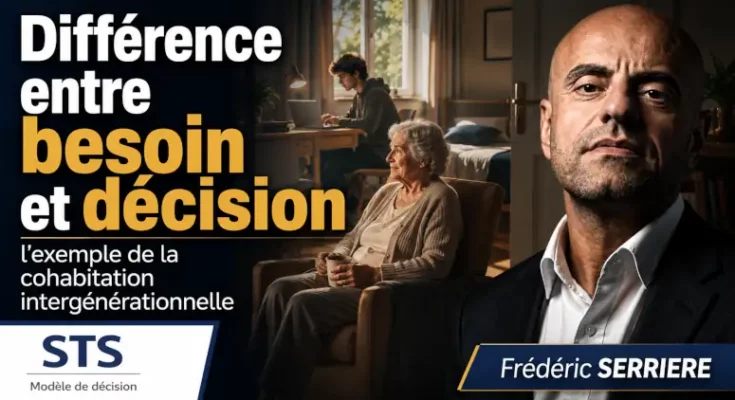 Différence entre besoin et décision l’exemple de la cohabitation intergénérationnelle